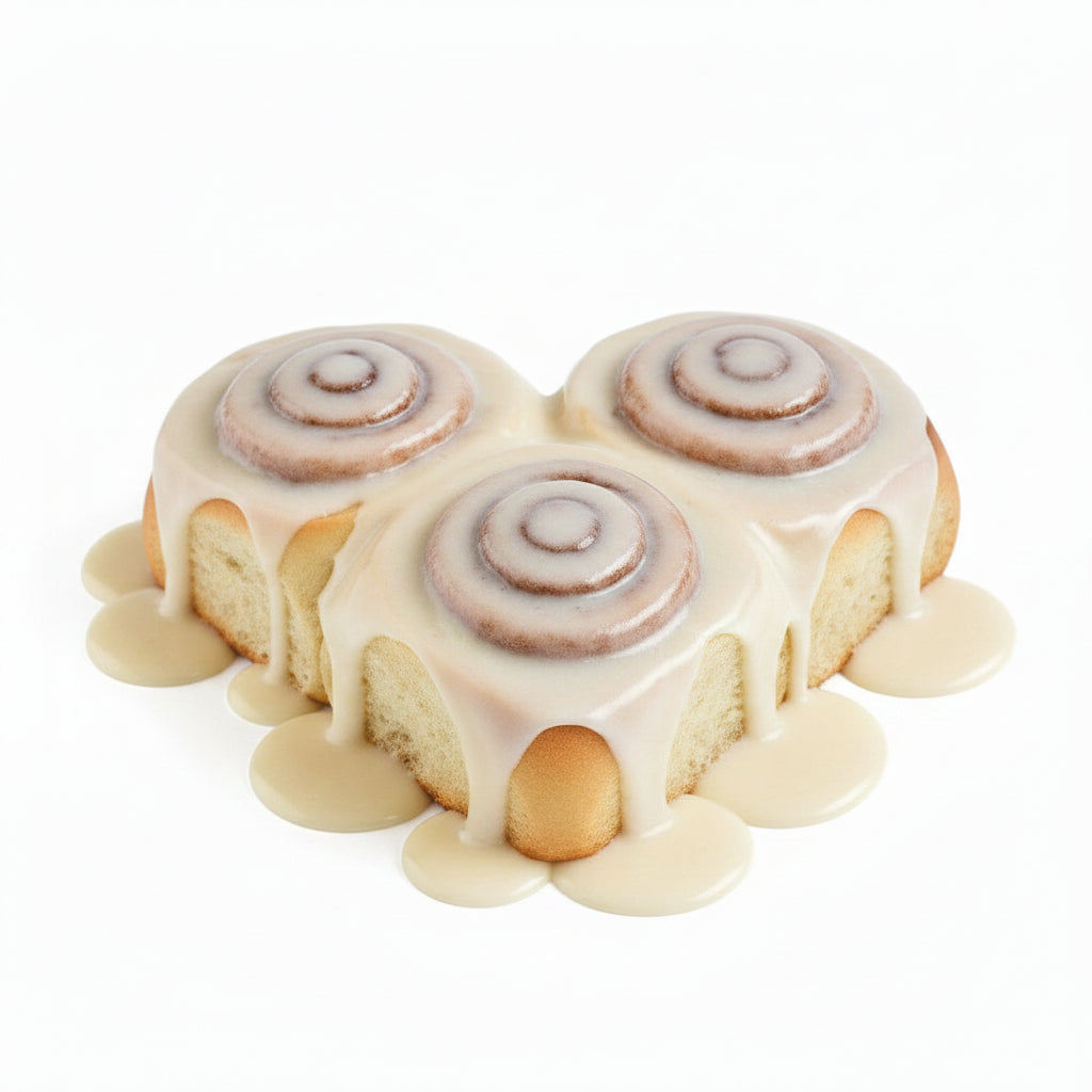 Sourdough Cinnamon Rolls 4ct Cream Cheese Glazed